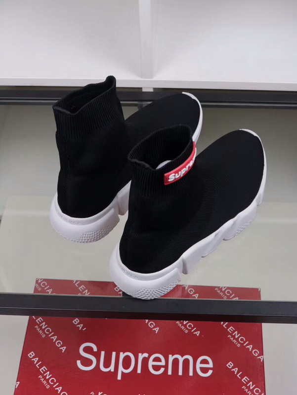 Balenciaga X Supreme Speed Runner Sock Black